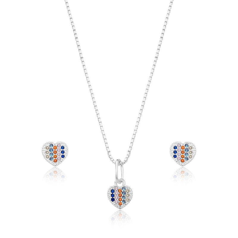 Conjunto Colar e Brinco 2 Gotas Prata 925 – Sofisticação e Elegância | Prata & Co