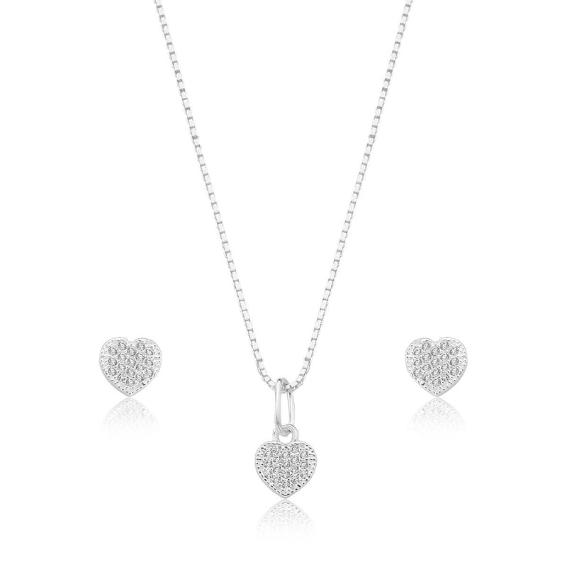 Conjunto Colar e Brinco 2 Gotas Prata 925 – Sofisticação e Elegância | Prata & Co